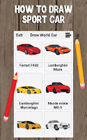 How to Draw : Sports Cars, Amb Screenshot