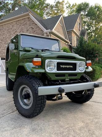 1981 Toyota FJ43 Soft Top - Olive Green Hire GA