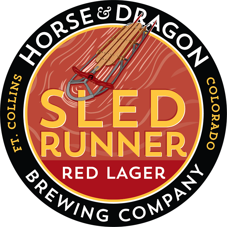 Logo of Horse & Dragon Sled Runner Red Lager