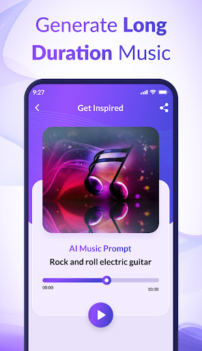 Screenshot AI Music Generator from Text