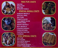 Bangarapet Chats menu 2