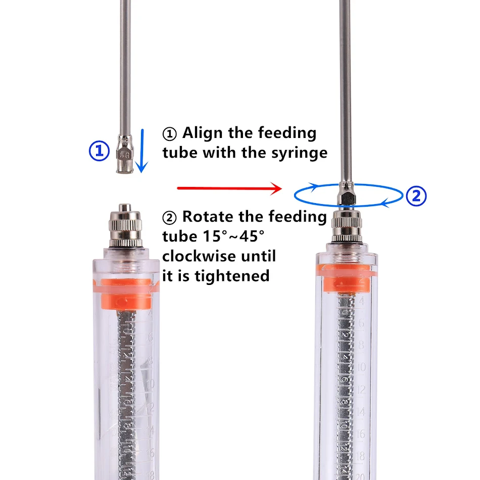 1 Pc Parrot Feeder Pigeon Chick Feeding Syringe Manual Feeding Gavage Curved Needle Medicine Tube Small Pet Bird Feeder 
