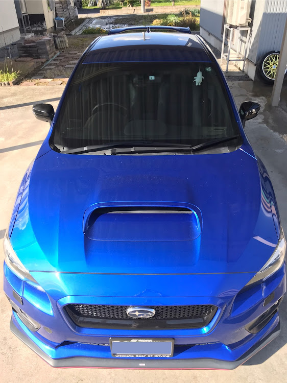 WRX S4のWRブルー・タイヤ交換・STIシフトノブ・洗車したい…に関するカスタム事例の投稿画像5枚目