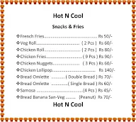 Hot N Cool menu 1