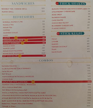 Tewari Brothers Mithaiwala menu 1