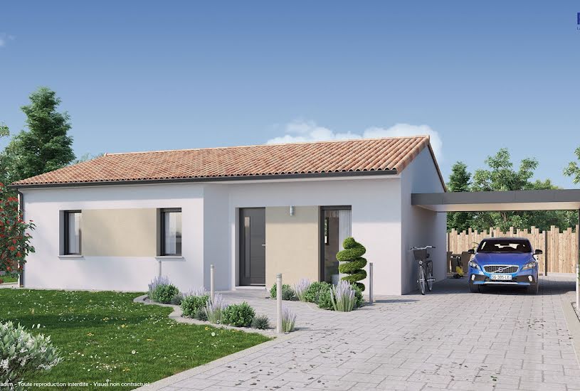  Vente Terrain + Maison - Terrain : 500m² - Maison : 82m² à Seyresse (40180) 