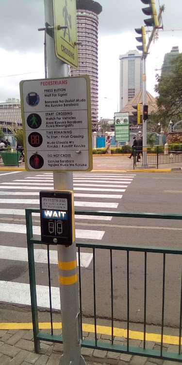 New Digital Zebra crossing system located along City Hall Way