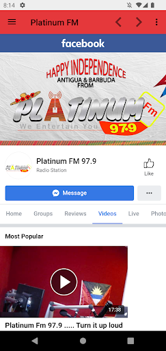 Screenshot Platinum FM