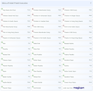 Hotel Preeti Executive menu 7