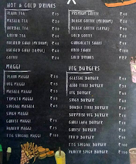 Tastee Tea Cafe menu 1