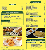 Sundarams menu 3