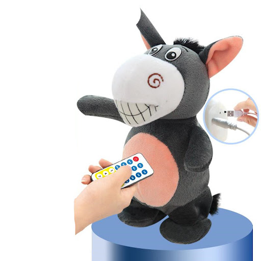 Title 10, Electronic Robot Donkey Remote Control Kids Plu...