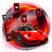 Red Speed Car Keyboard Theme  Icon