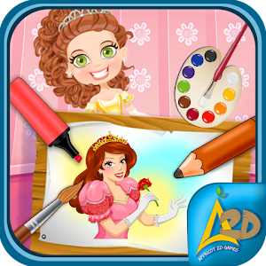 Download Princess Coloring Book Story For PC Windows and Mac