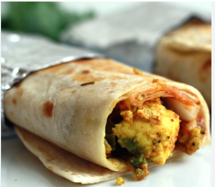 Paneer Sweet Chilli Roll