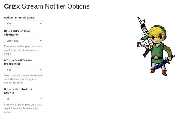 Crizx Stream Notifier Preview image 2