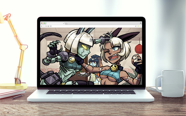 Skullgirls New Tab Game Theme