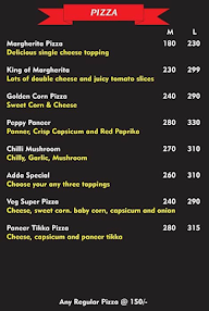 Namma pizza adda menu 1