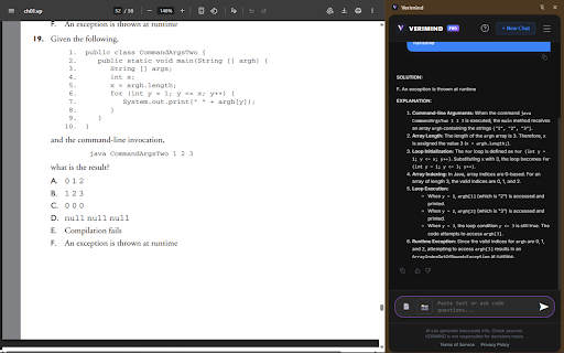 VERIMIND: AI Assistant for Web & PDF, Summaries & Solver screenshot 5