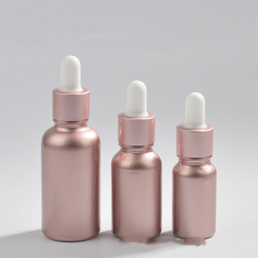 Title 2, Rose Gold Light-Proof Glass Dropper Bottle for ...