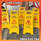 Biển Báo Chữ A Màu Vàng Sửa Chữa | Sàn Ướt | Khu Vực Đang Thi Công | Làm Việc | Trơn Trượt | Chú Ý Nơi Nguy Hiểm