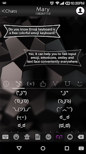 Business Black Emoji Keyboard(圖7)-速報App