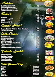 The Empire Famiy Restaurant menu 2