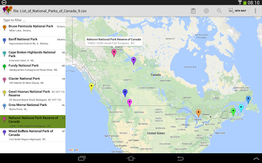 Batch Geocode - Map from Excel