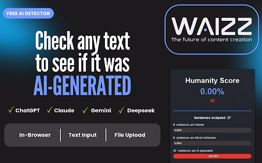 AI Detector - WAIZZ