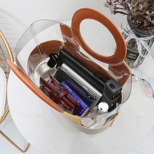 Title 4, Color Matching Round Wrist Womens Bag provides...