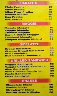 Singh's Cafe menu 2