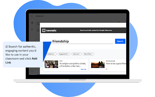 Newsela Google Classroom Extension