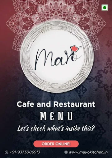 Mayo Cafe And Restaurant menu 