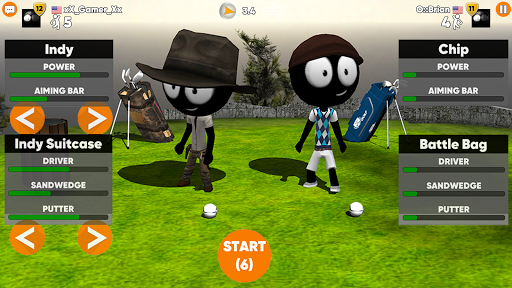 Stickman Cross Golf Battle