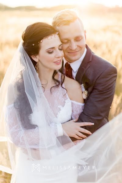 Bryllupsfotograf Melissa Meyer (melissameyer). Bilde av 1 januar 2019