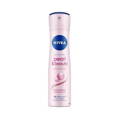 Xịt Ngăn Mùi NIVEA Pearl&Beauty Dưỡng Sáng Da Ngọc Trai (150 ml)