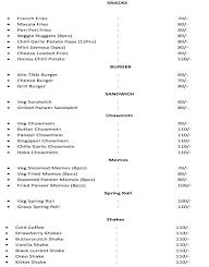 Mccain Munching Zone menu 1