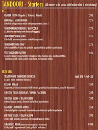 Trafalgar menu 2