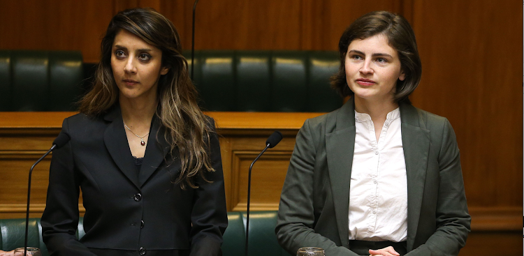 Green MPs Golriz Ghahraman (L) said that she thanked Scotties Boutique for their kindness and empathy.