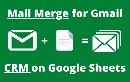 Salesforza Gmail Mail Merge & CRM on GSheets small promo image