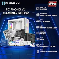 PC PV Gaming I70089 (i7-14700K/2x16GB/1TB SSD/RTX 4070/No OS)