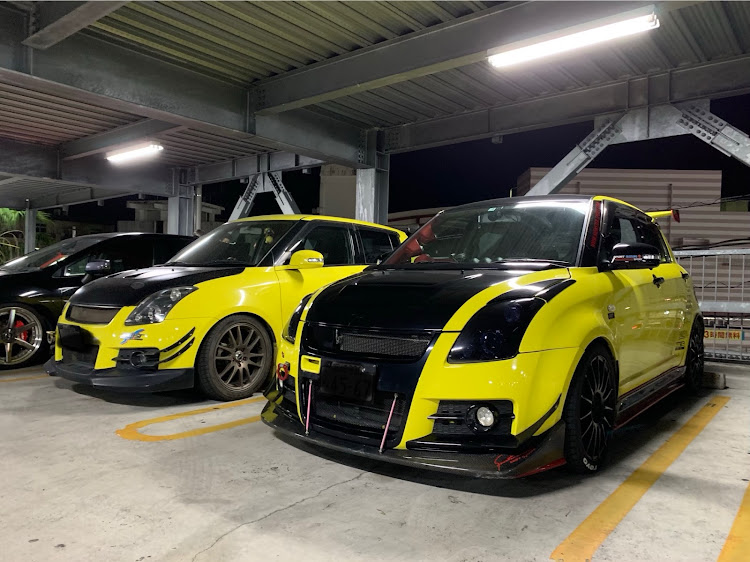 スイフトスポーツのラウワン宮崎・プチオフに関するカスタム事例の投稿画像1枚目