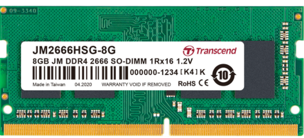 Transcend 8GB DDR4 2666MHz Bus SO-DIMM Laptop RAM photo