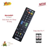 Remote Điều Khiển Tv Sharp Rm - L1238 Đa Năng Tất Cả Các Dòng Tivi Sharp Lcd/Led/Smart Tv - Hàng Tốt Tặng Kèm Pin