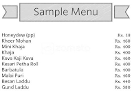 Sai Laddu Gopal menu 1