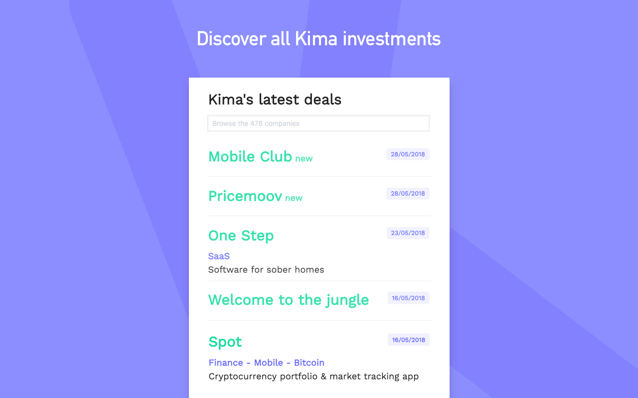 Kima's portfolio tracker Preview image 4