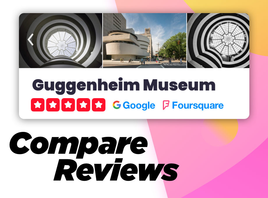 Compare Reviews on Yelp, Google, Foursquare Preview image 1