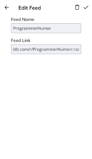 V - RSS Reader