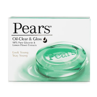 Pears Oil Clear Glow Soap Bar - 75 gm