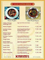 Karim's - Original From Jama Masjid Delhi-6 menu 1